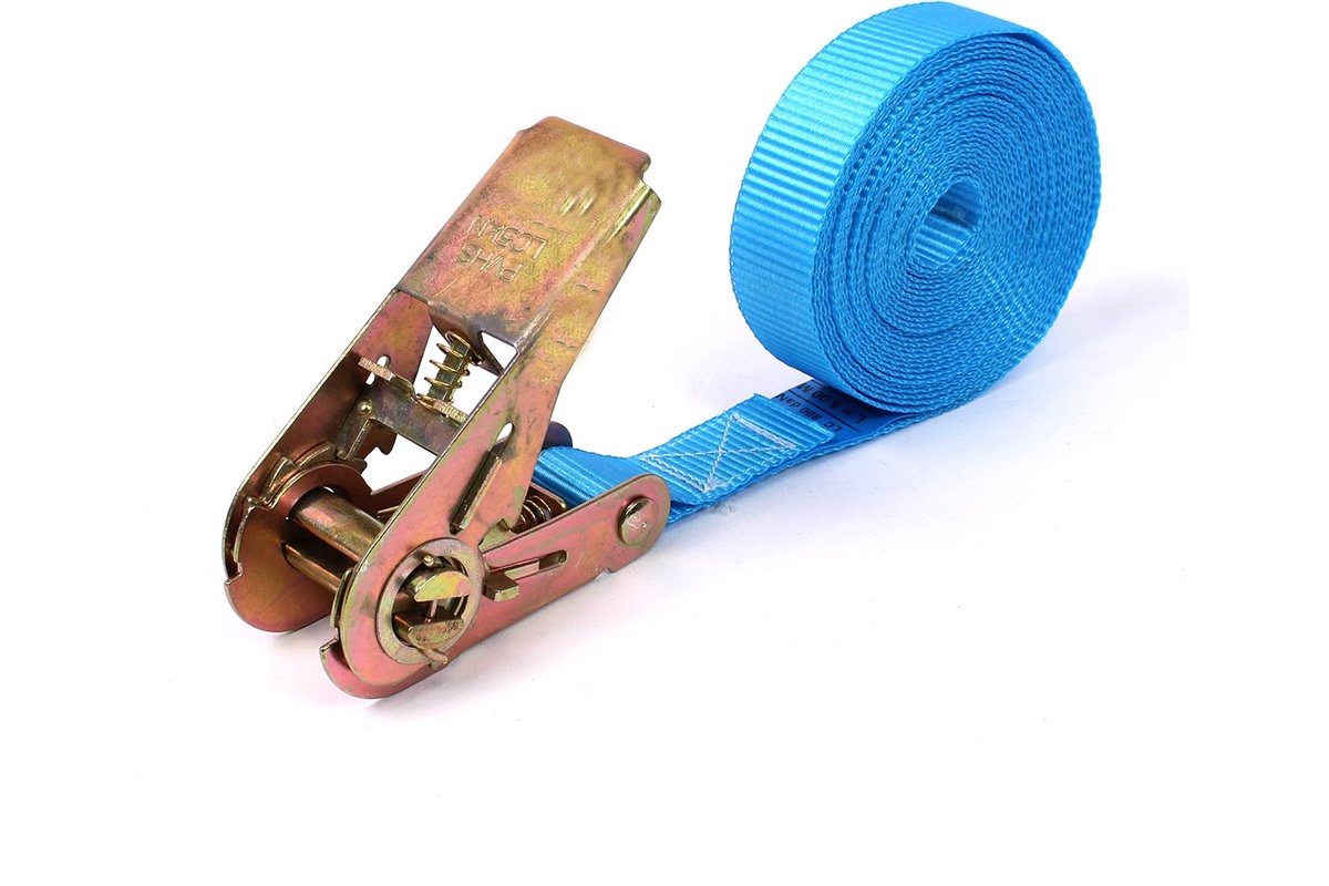 Spanband 1-delig blauw - 25mm x 5m (600kg)