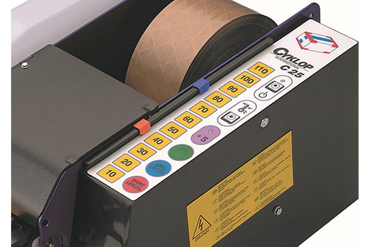 Papieren tape gegomd - 70mm x 150m - 70g/m2