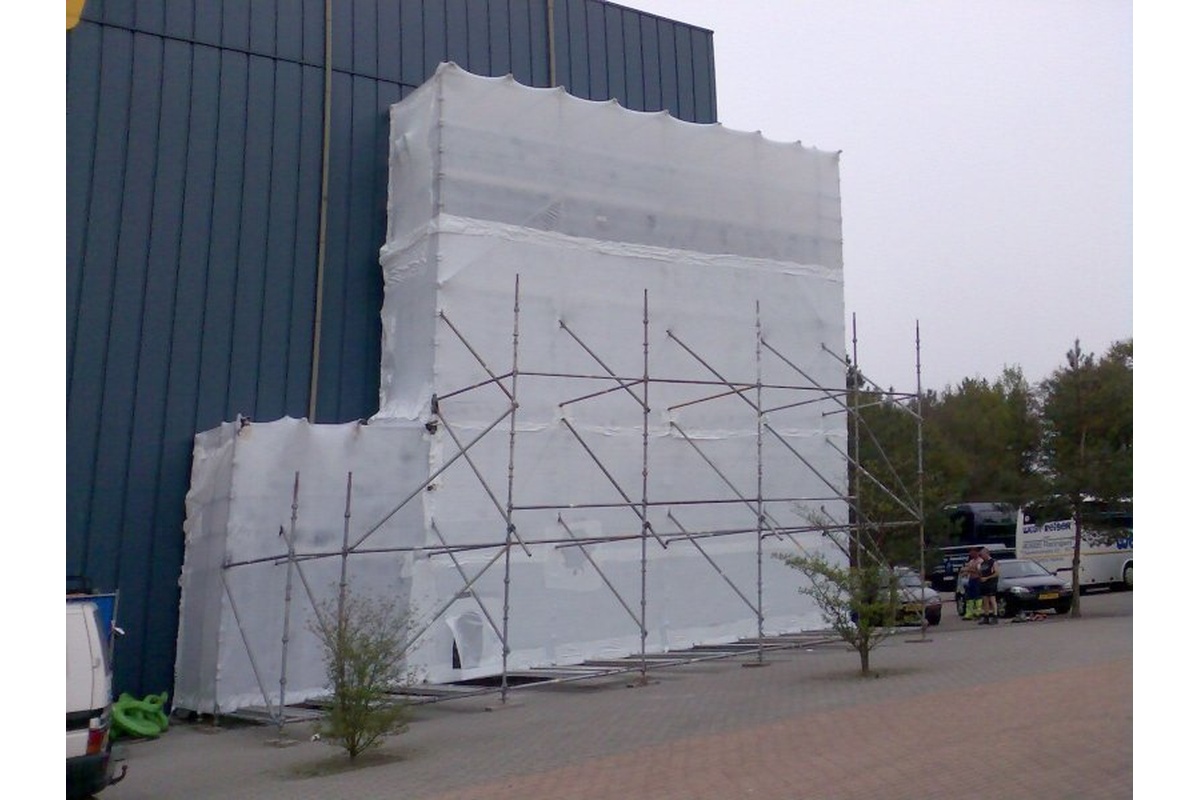 Krimpfolie wit (steiger) - 400cm x 25m x 200my