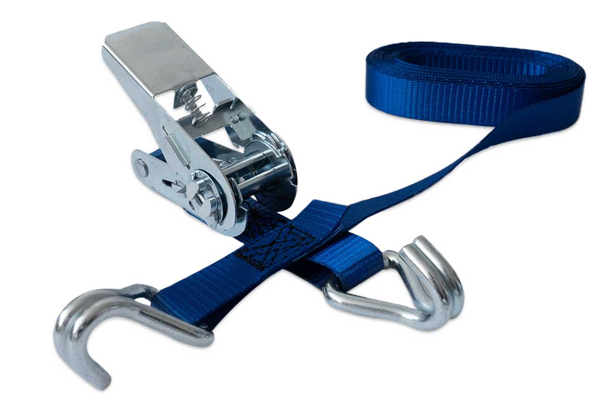 Spanband 2-delig blauw - 25mm x 5m (0,6 ton)