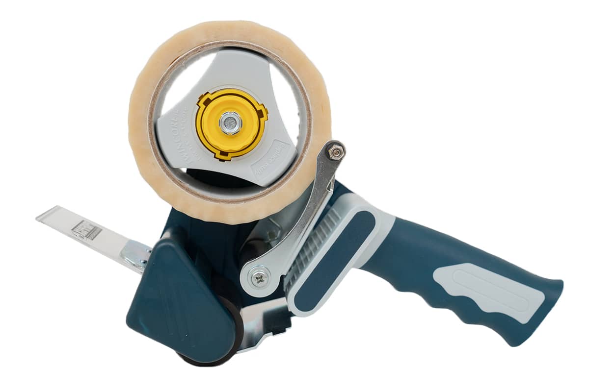Bonus Tape dispenser luxe + safety mes 50mm (koker 76 en 38mm)
