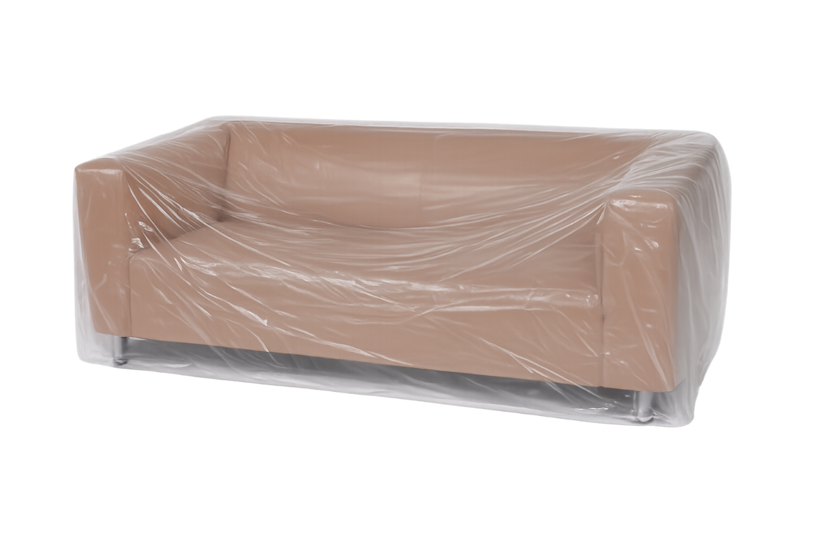 Plastic meubelhoezen - 240 x 140cm x 50my (75 st)