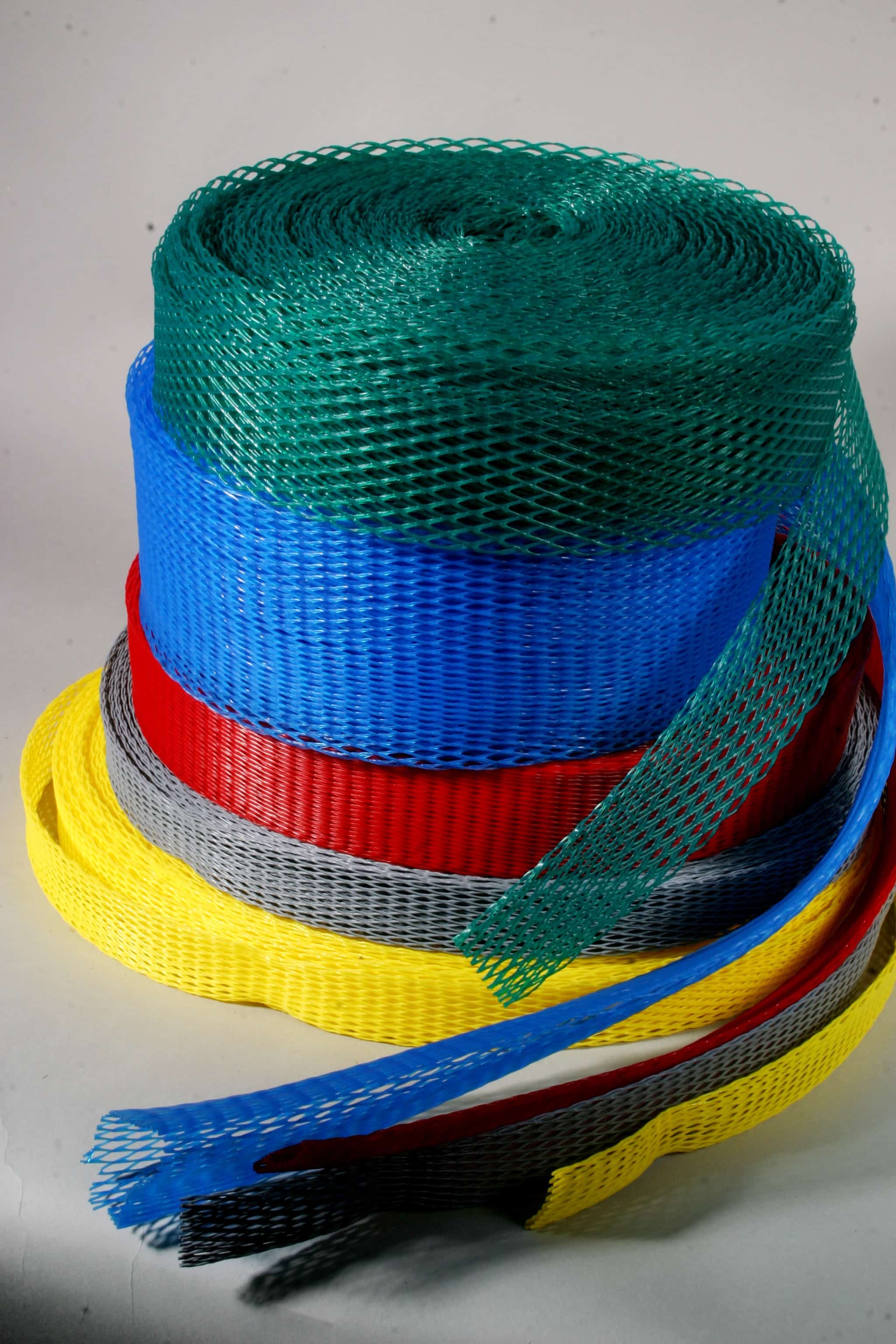 Plastic buisnet in dispenserdoos blauw - 15-25mm x 200m