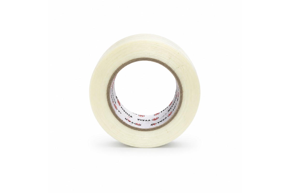 Lengte versterkte tape transparant - 50mm x 50m