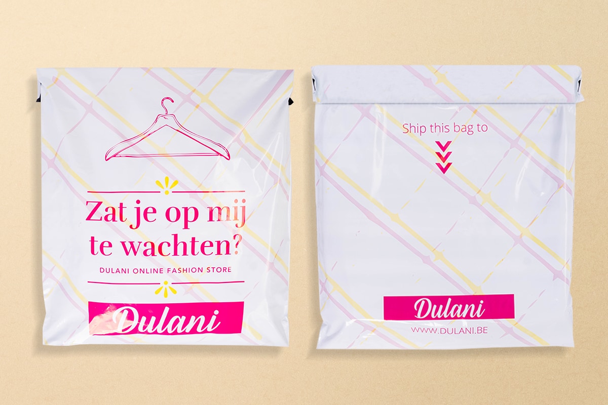 Bedrukte plastic verzendzakken