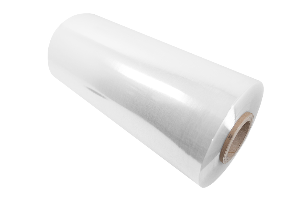 Machinewikkelfolie transparant - 50cm x 1500m x 23my (150% rek)