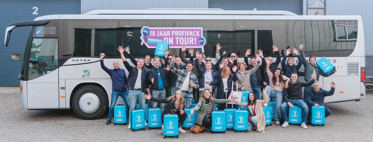 Profipack on tour 10 jaar bestaan