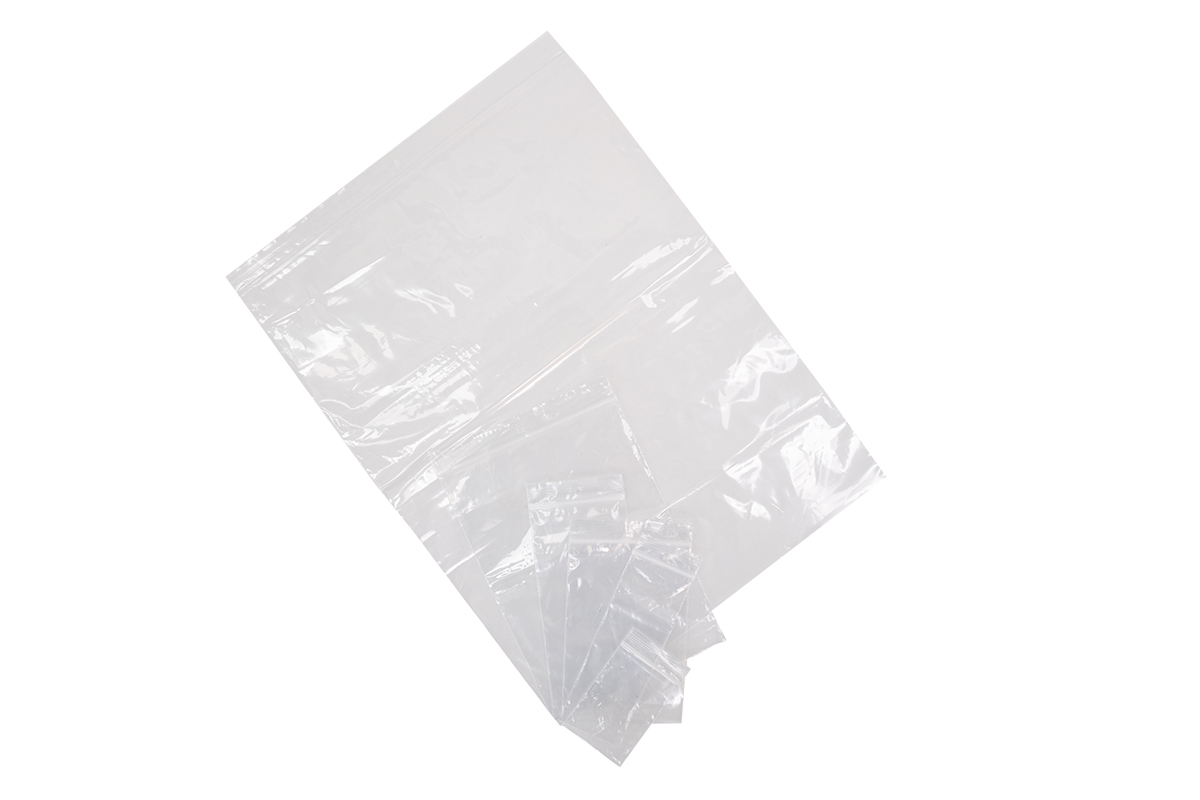 Gripzakken transparant - 350 x 450mm x 50my (1.000 st)
