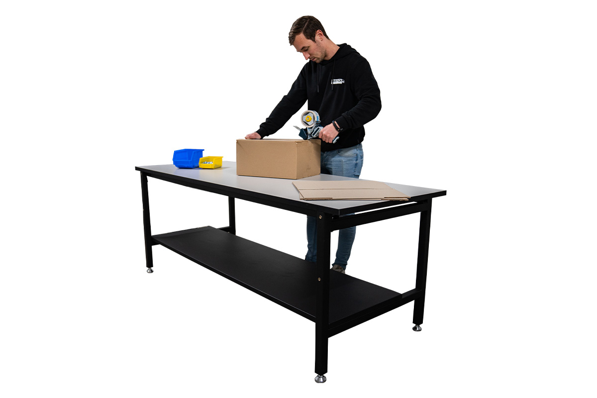 Inpaktafel + onderplank - 155 x 75 x 76cm