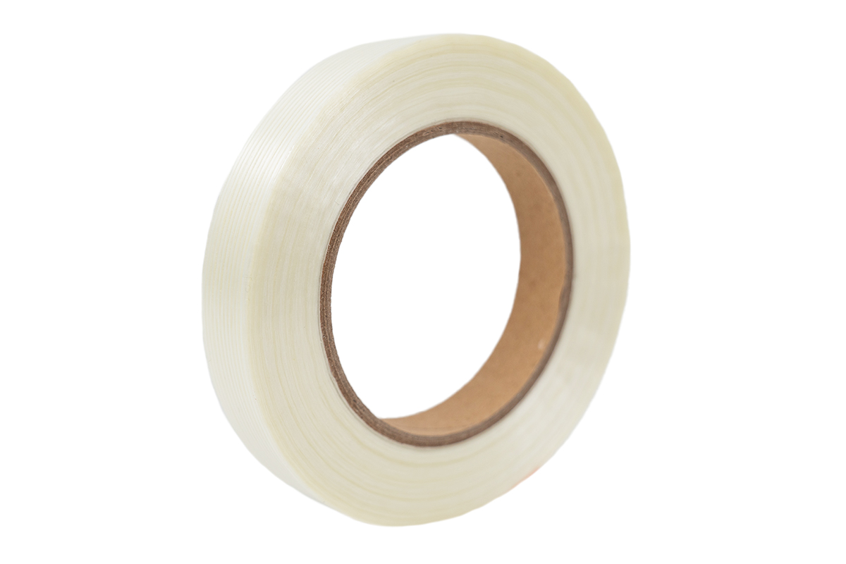 Lengte versterkte tape transparant - 19mm x 50m