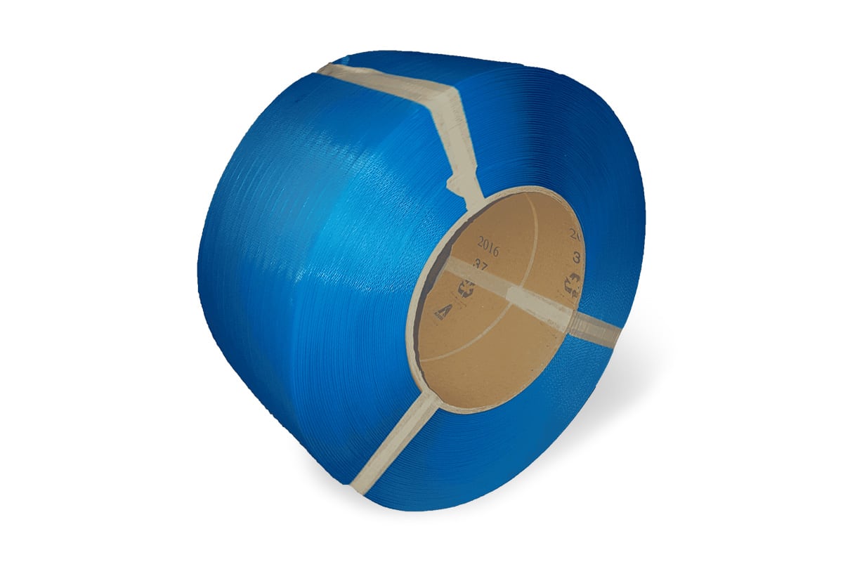PP omsnoeringsband blauw - 15,5mm x 1.800 m x 0,55mm