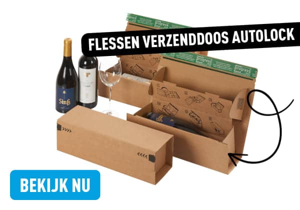 Flessen verzenddoos autolock