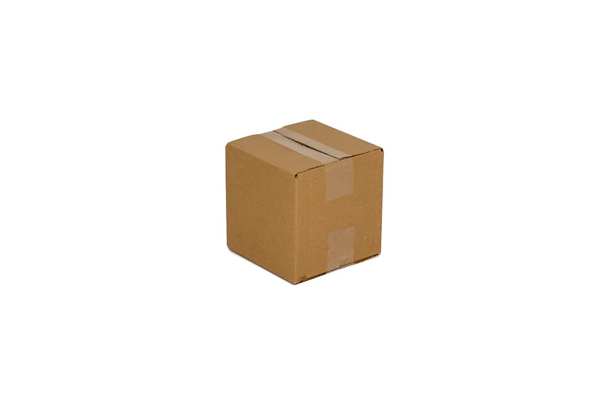 Kartonnen doos - 150 x 150 x 150mm (enkele golf) 