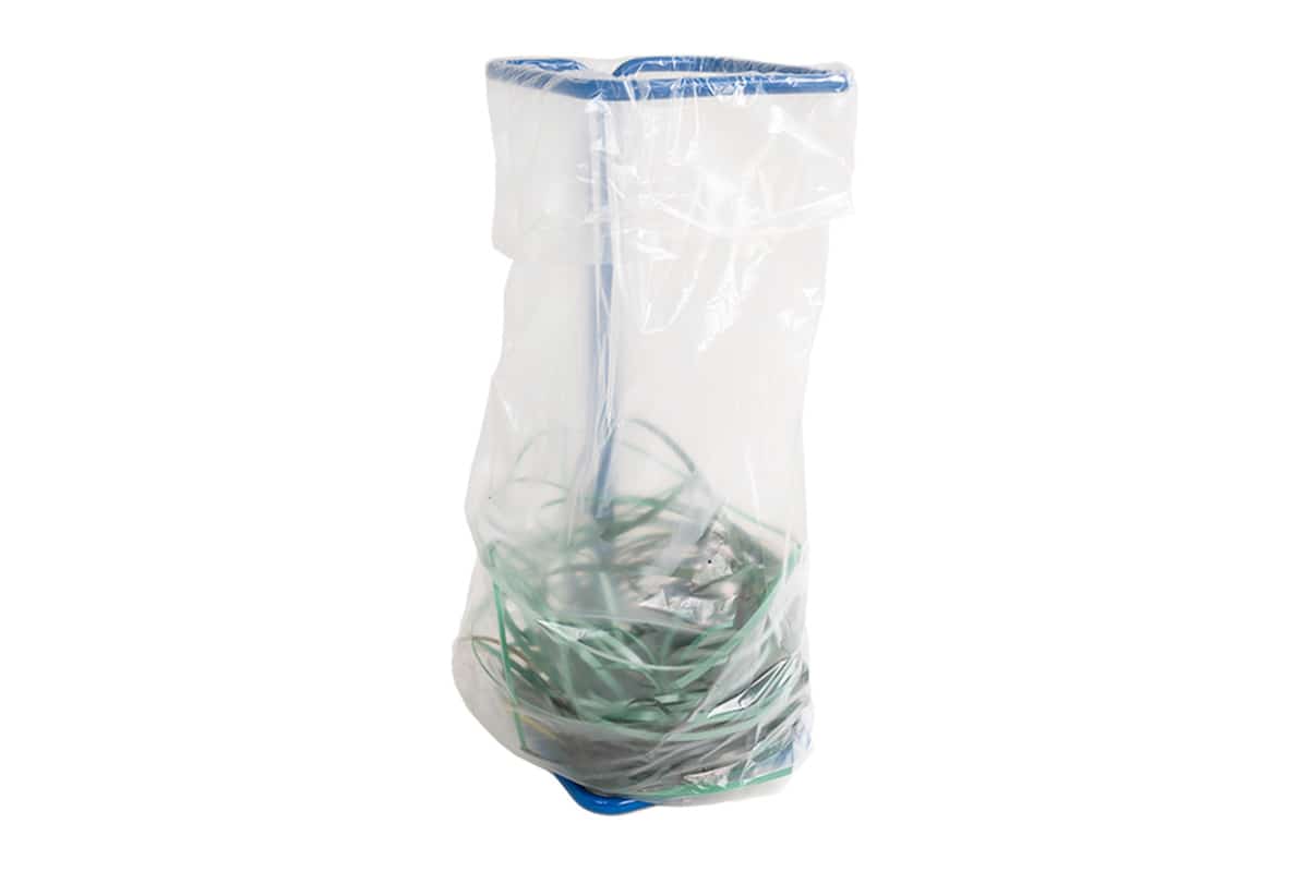 Zakhouder gecoat blauw 6 delig - 400 liter