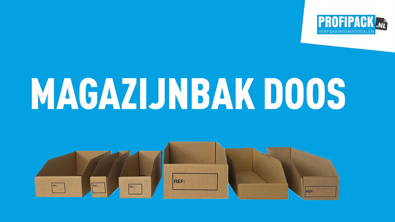 Magazijnbak doos - 400 x 100 x 110mm