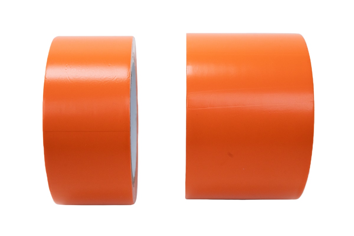 Stuclopertape removable oranje - 75mm x 33m
