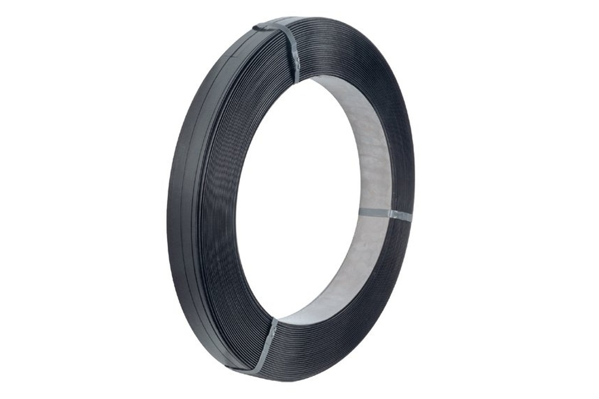 Staalband zwart gelakt A.W. - 16mm (per kg)