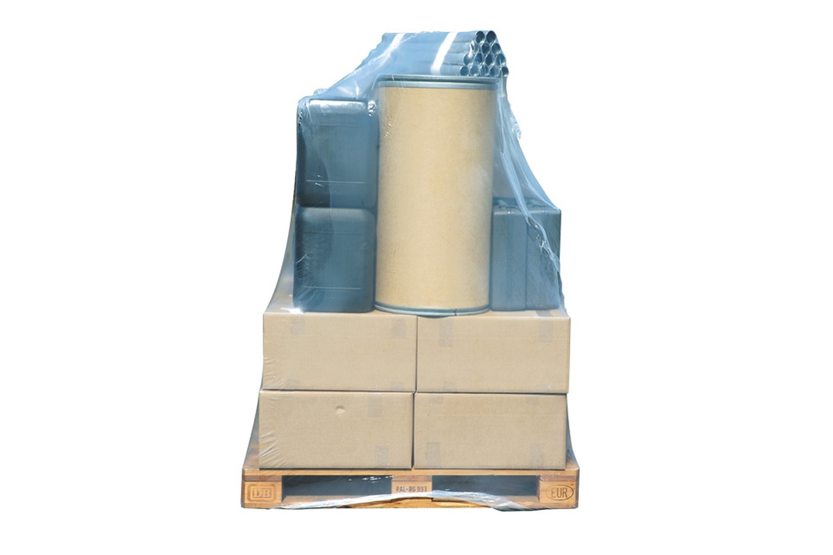Plastic krimphoezen - 1250 x 525/525 x 1550mm x 100my