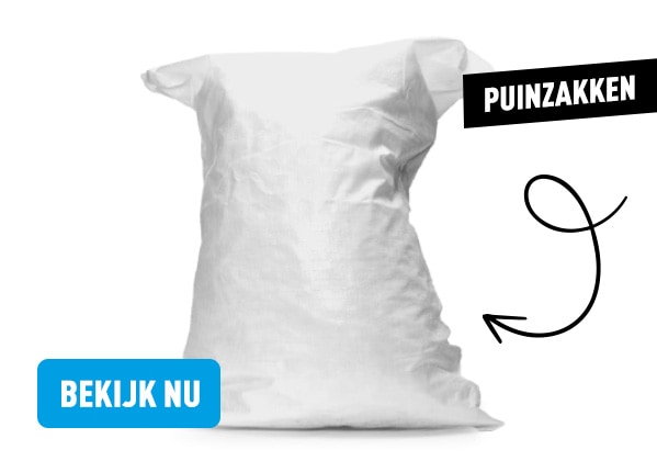 GEWEVEN PUINZAKKEN - voor puin afval