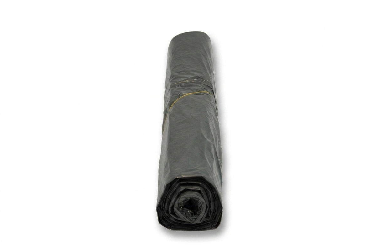 HDPE afvalzakken zwart 60L - 63 x 70cm x 12my