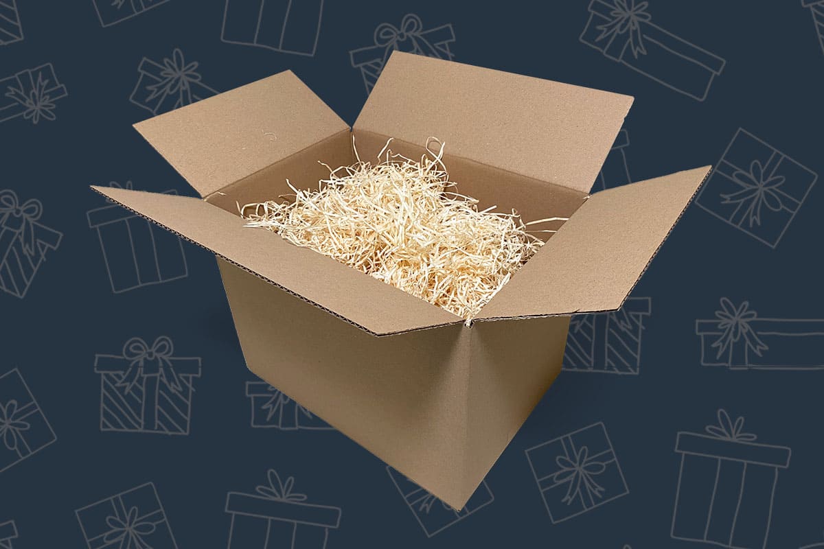 Kerst opvulmateriaal houtwol