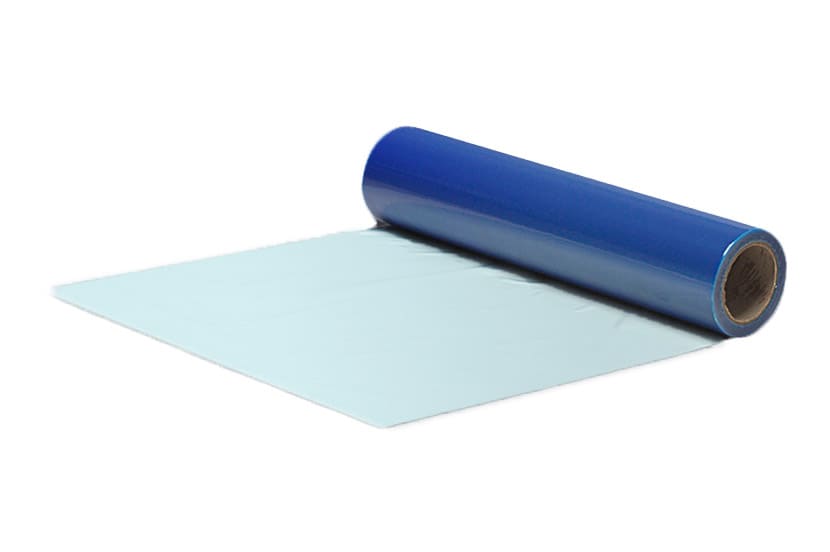 Raamfolie blauw - 50cm x 100m x 4my