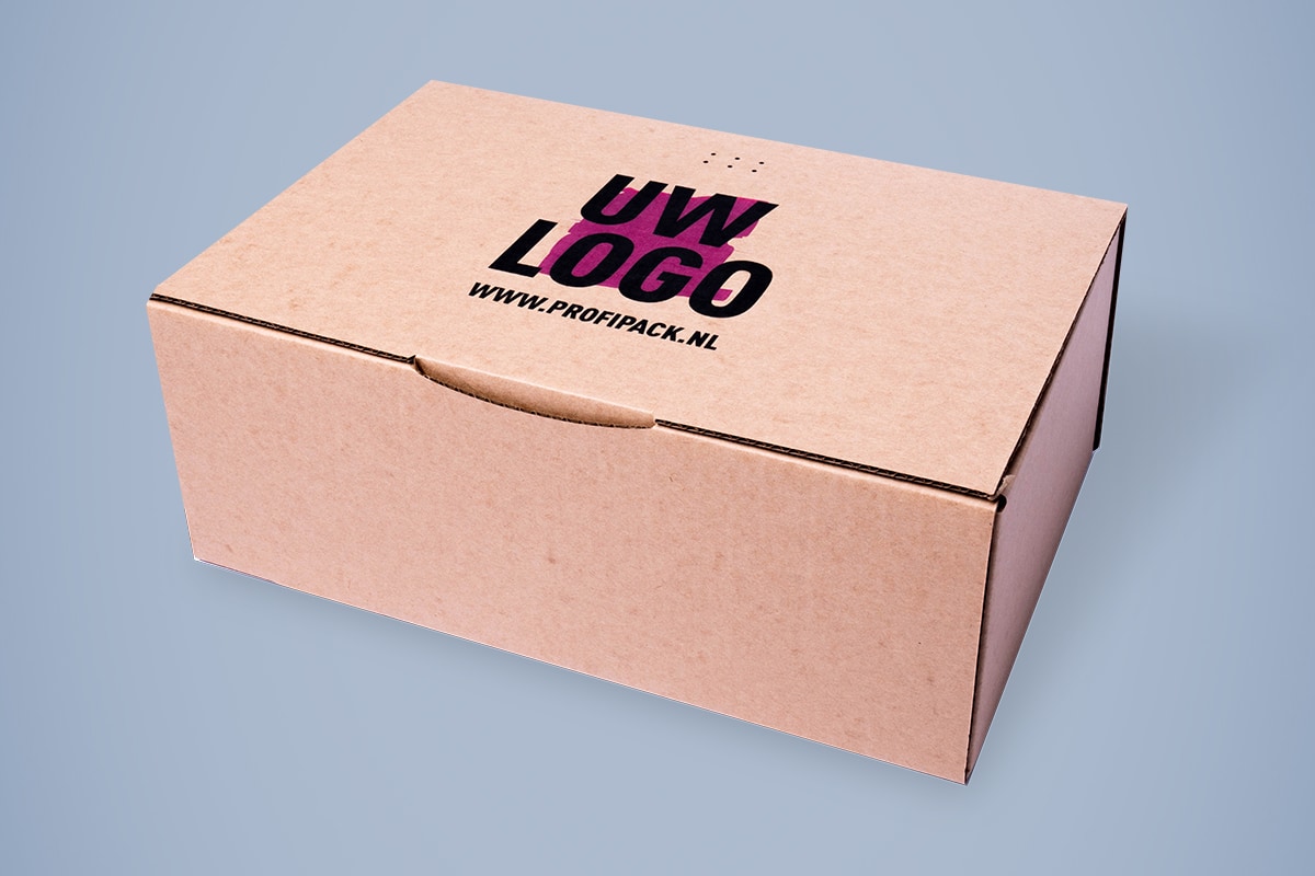 Bedrukte postdozen met logo