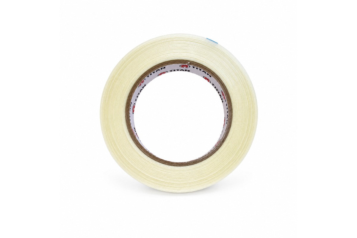 Lengte versterkte tape transparant - 25mm x 50m