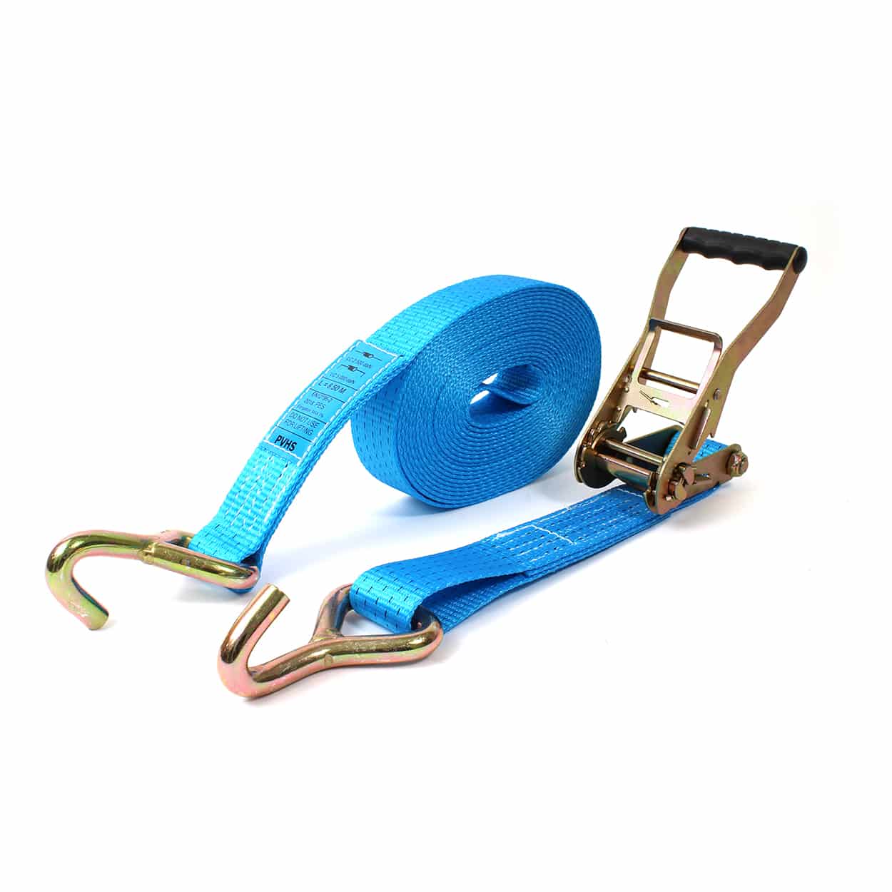Spanband 2-delig vingerhaak - 50mm x 9m (5 ton)
