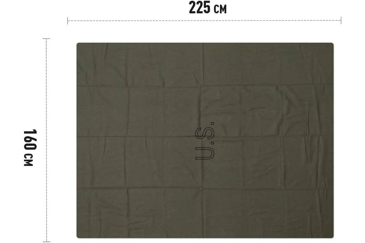 Legerdekens US Army groen - 170 x 230cm x 80% wol