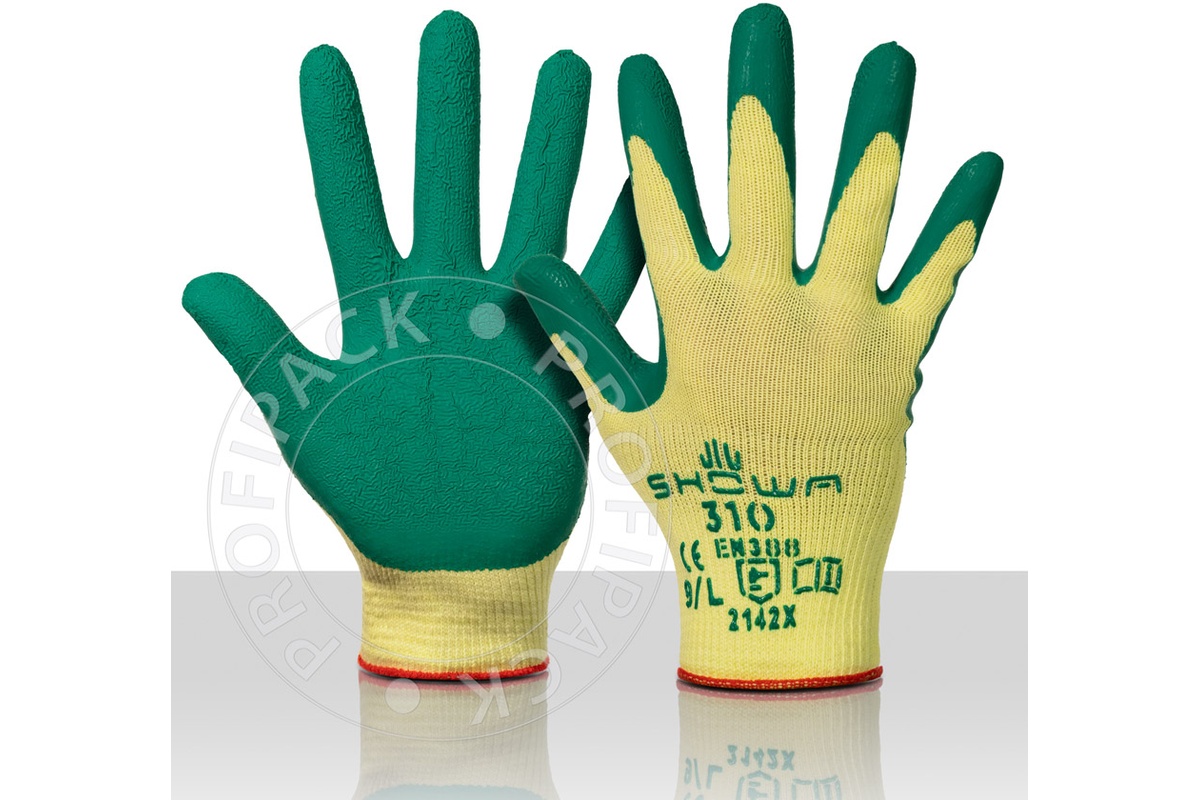 Showa 310 handschoenen groen - maat 10/XL