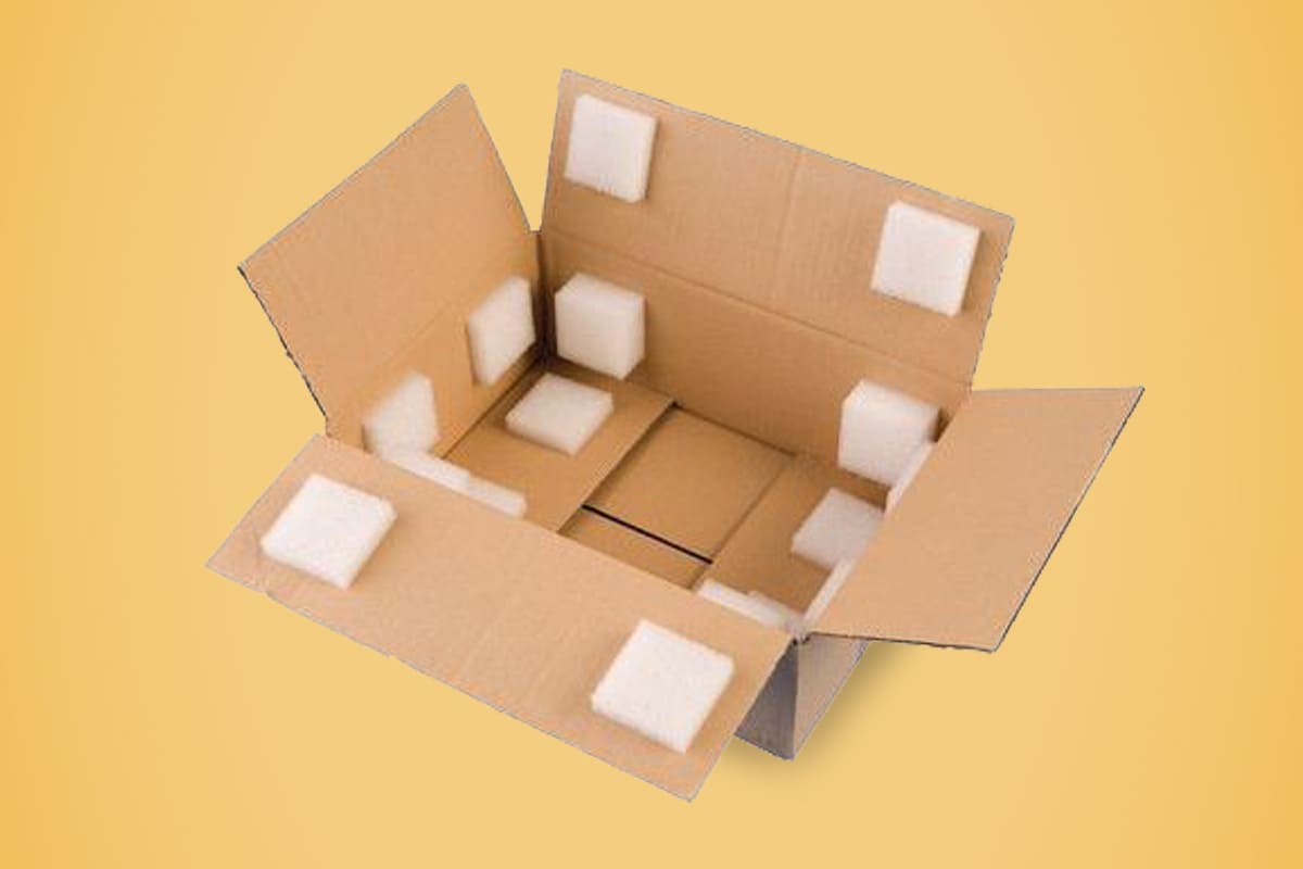 Verhuismaterialen Schuimbuffers - makkelijk verpakken op maat