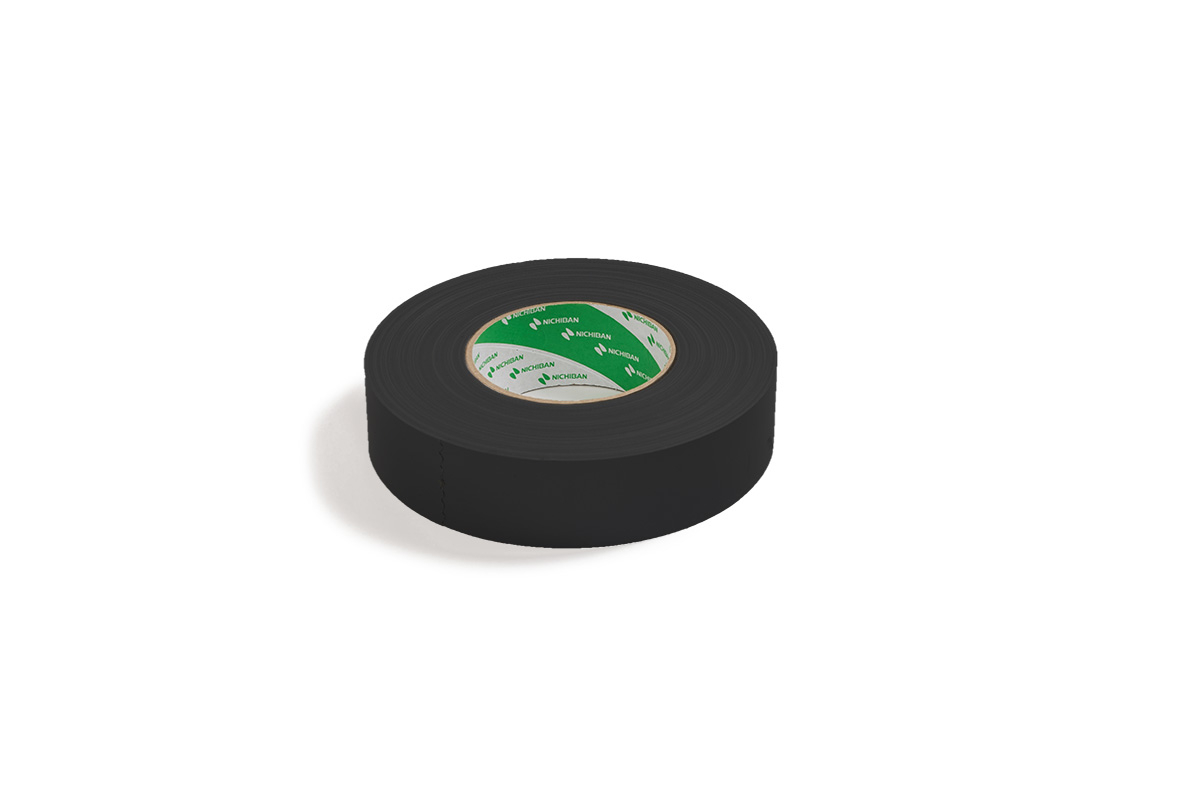 Nichiban® 1200 gaffa tape zwart - 25mm x 50m Nichiban® 1200 gaffa tape zwart - 25mm x 50m