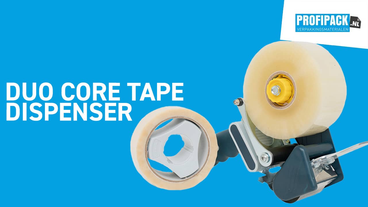 Bonus Tape dispenser luxe + safety mes 50mm (koker 76 en 38mm)