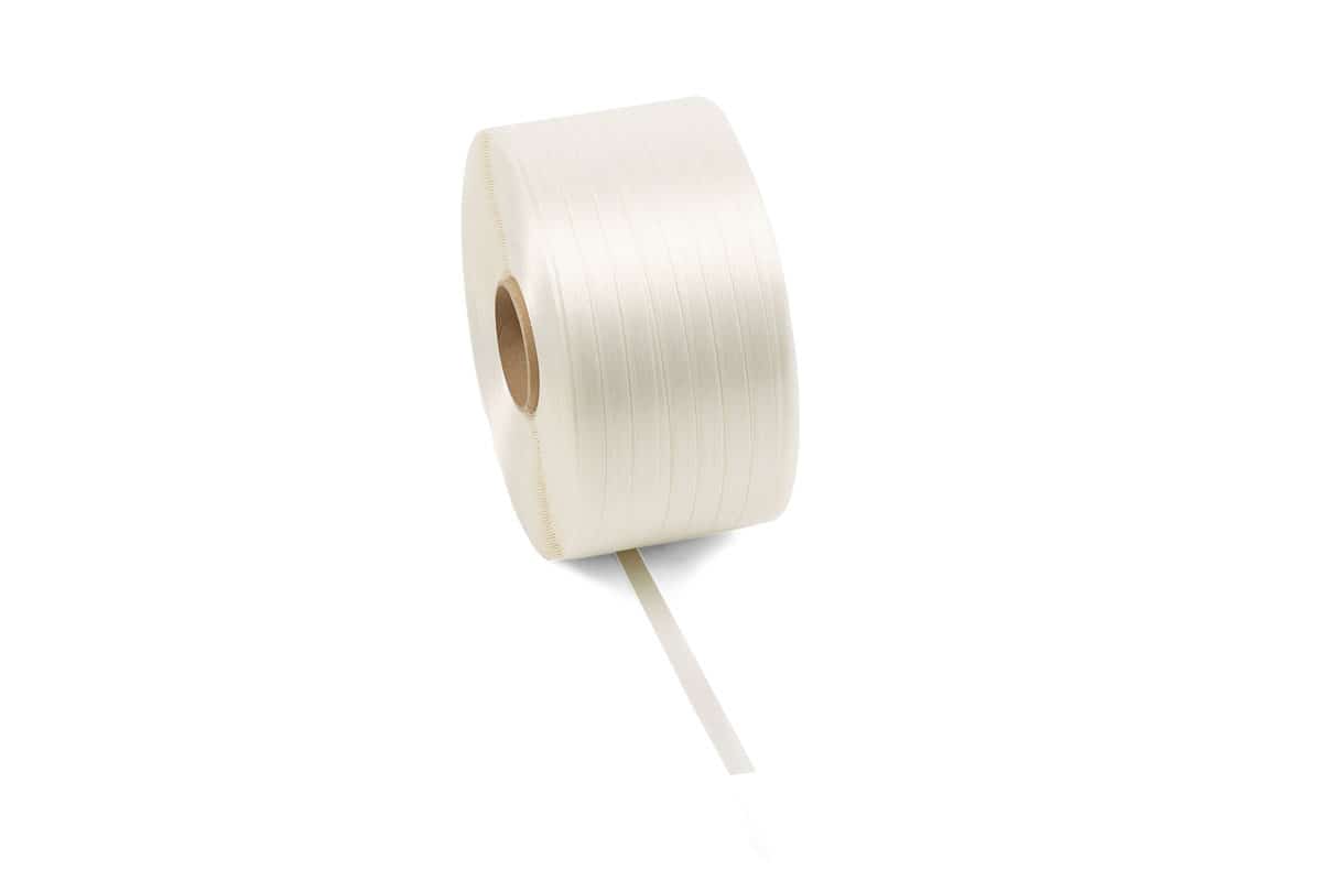 Textielband hotmelt wit zwaar - 19mm x 400m