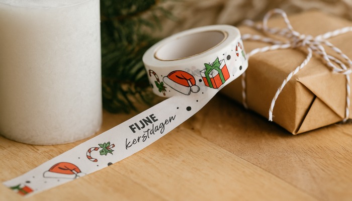 Tape voor tijdens de kerst
