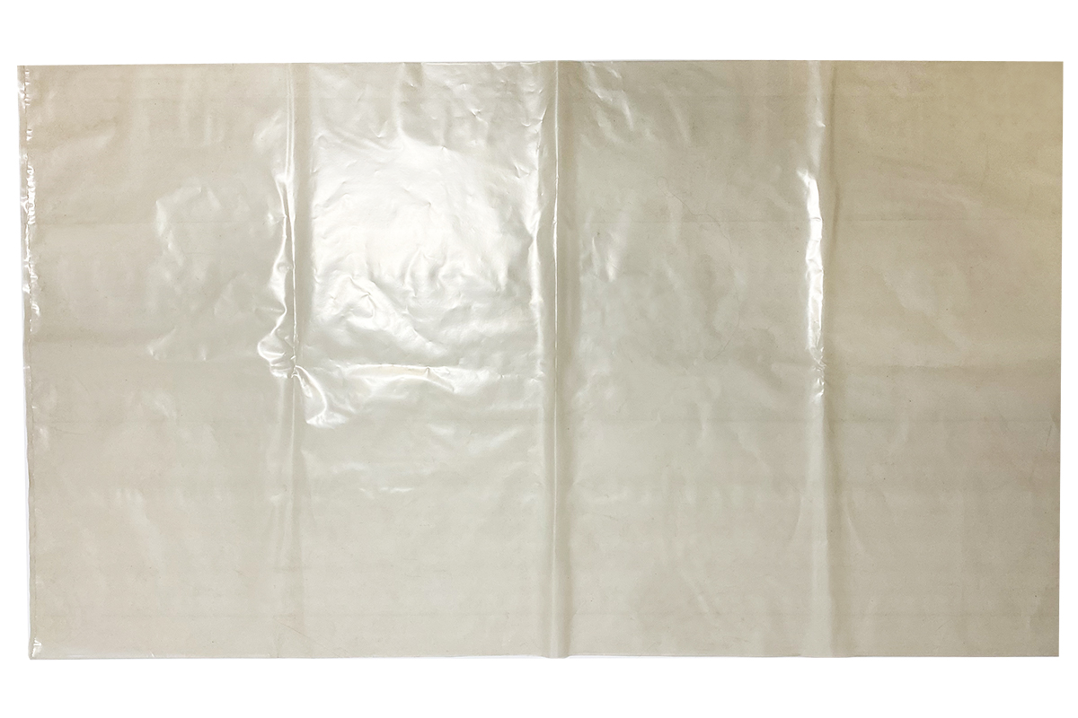 Plastic zakken transparant recycled - 100 x 150cm x 100my (50 st)