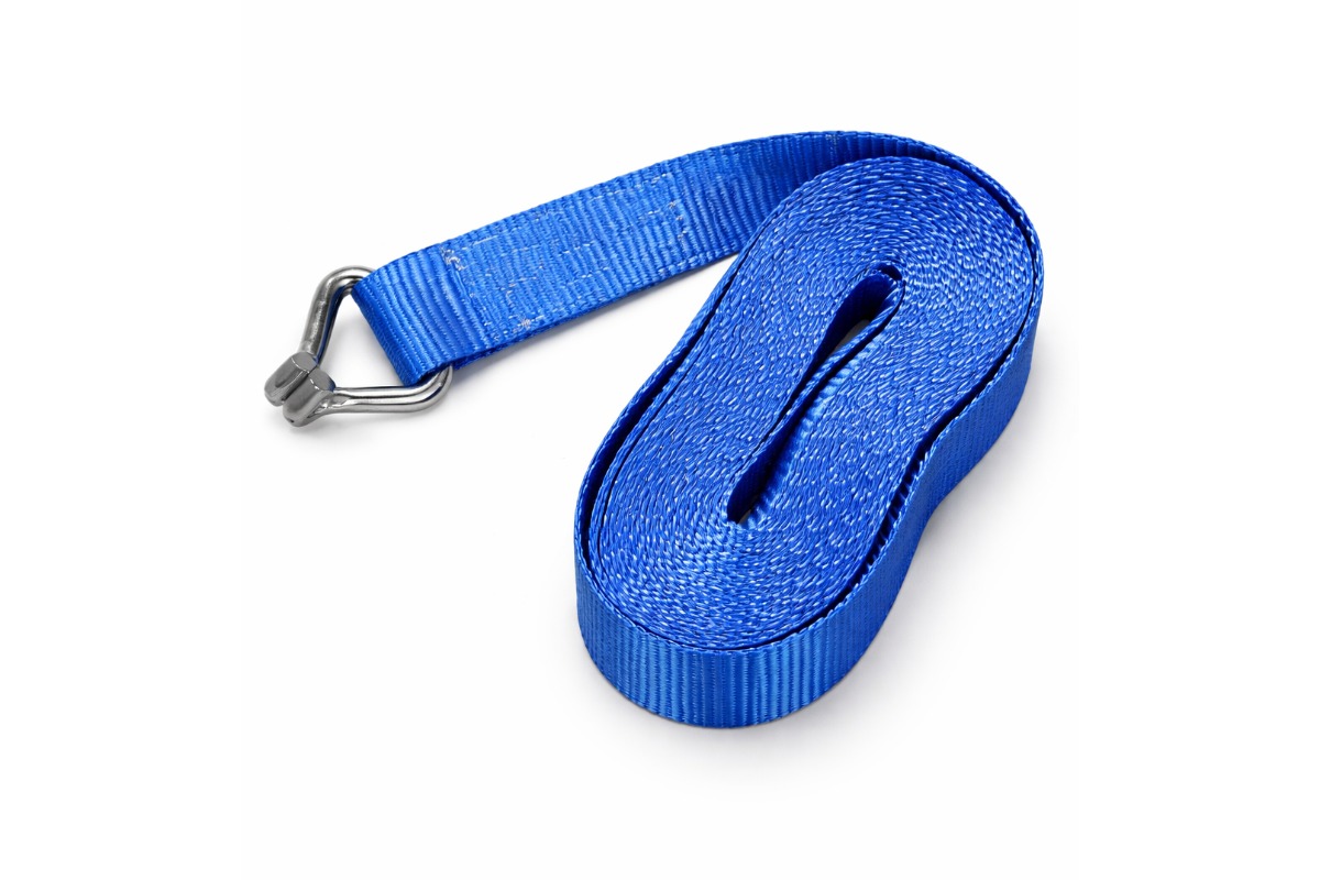 Spanband 2-delig blauw met ERGO ratel - 50mm x 9m (5 ton)