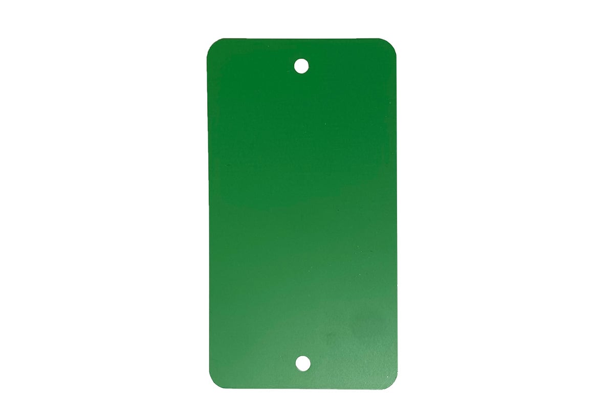 Metalen labels groen - 65 x 120mm (1.000 st)