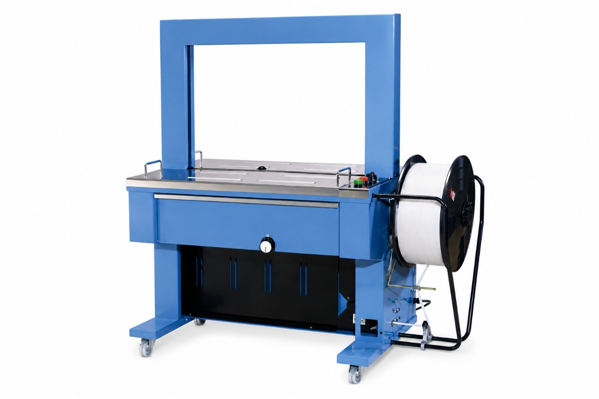TP-6000 automatische omsnoeringsmachine met 2 rollen band