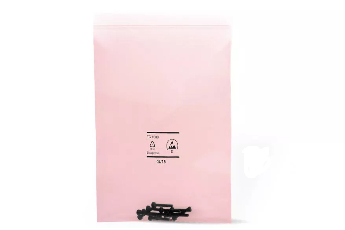 Antistatische ESD buisfolie - 150mm x 250m x 90my