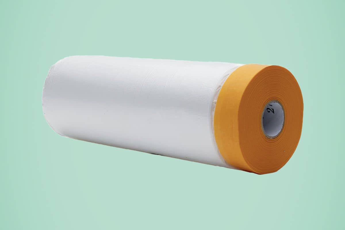 Maskeerfolie met tape
