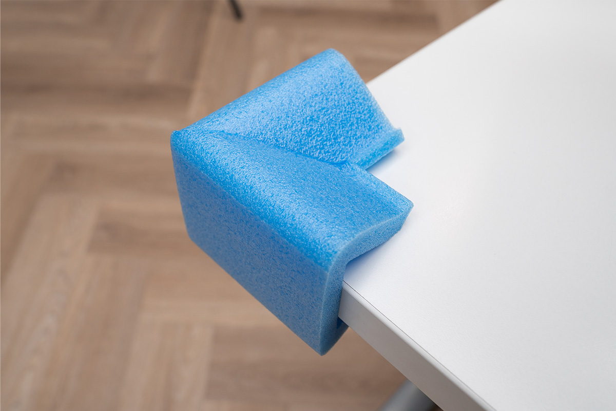 U schuimprofiel hoekstuk - 60/96mm x 10cm