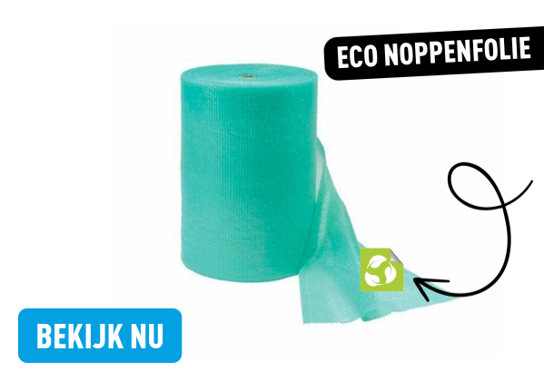 Duurzaam verpakken met eco noppenfolie