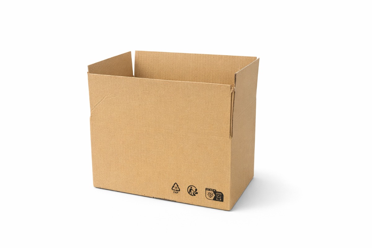 Kartonnen doos met autolock bodem - 310 x 220 x 150mm (enkele golf)