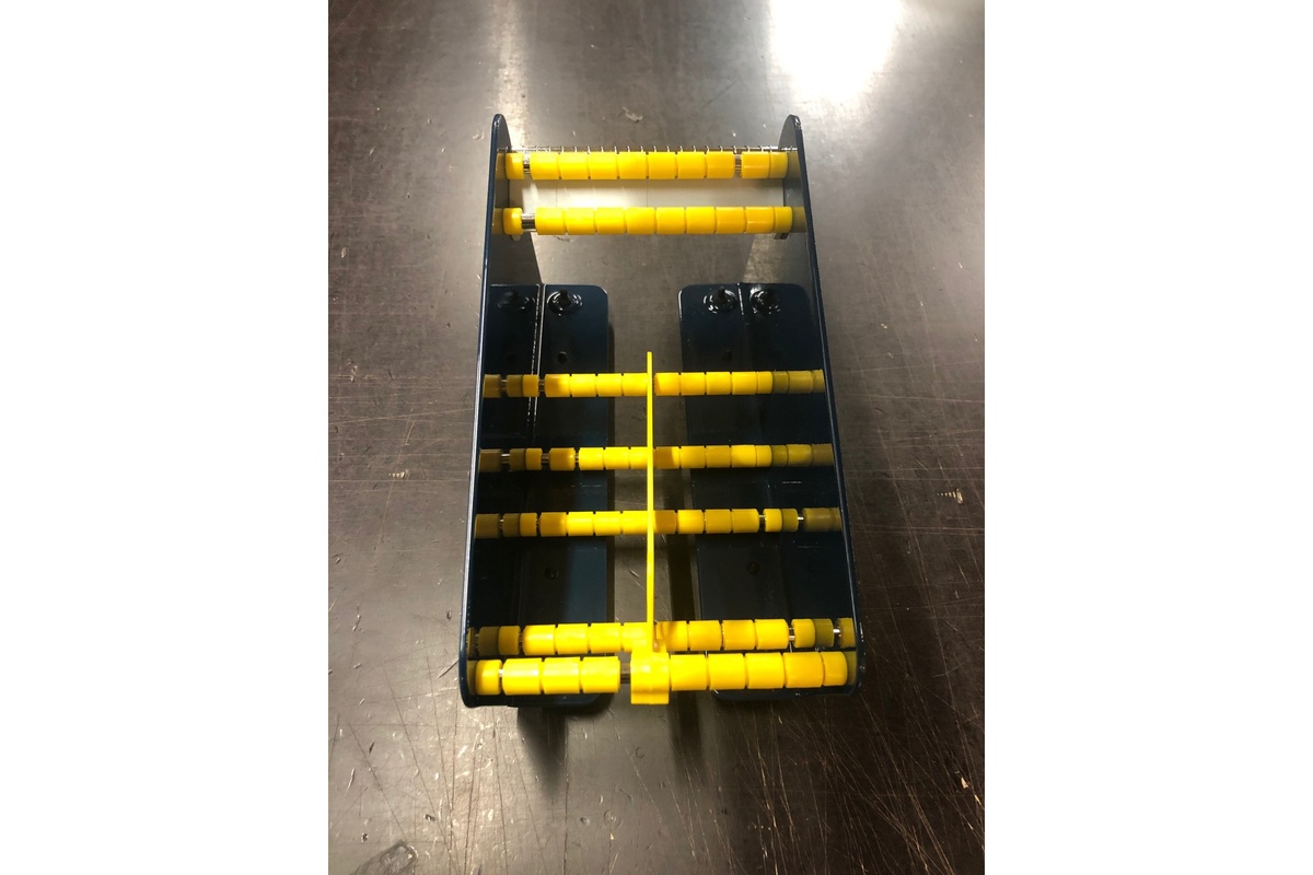Etikettendispenser klein LB418 - 11,4cm breed (voor 2 rollen)