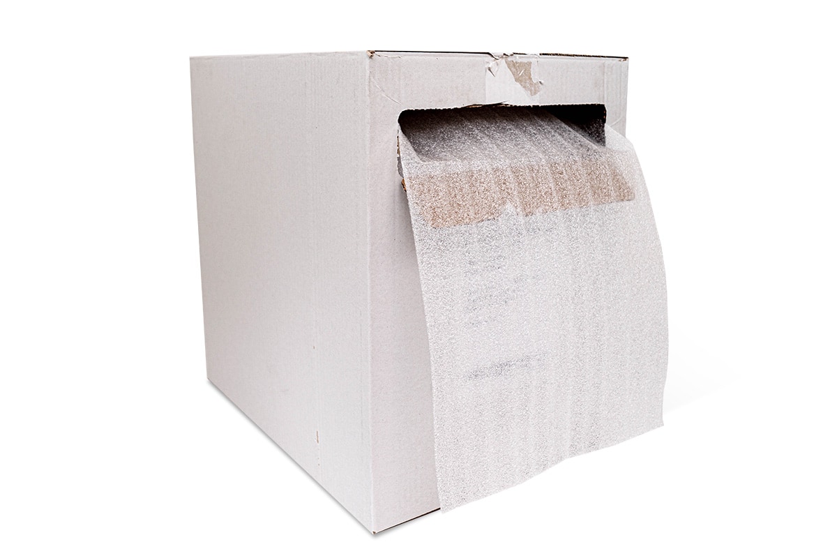 Schuimfolie vellen in dispenserdoos - 30 x 30cm x 2mm (266 st) Schuimfolie vellen in dispenserdoos - 30 x 30cm x 2mm (266 st)