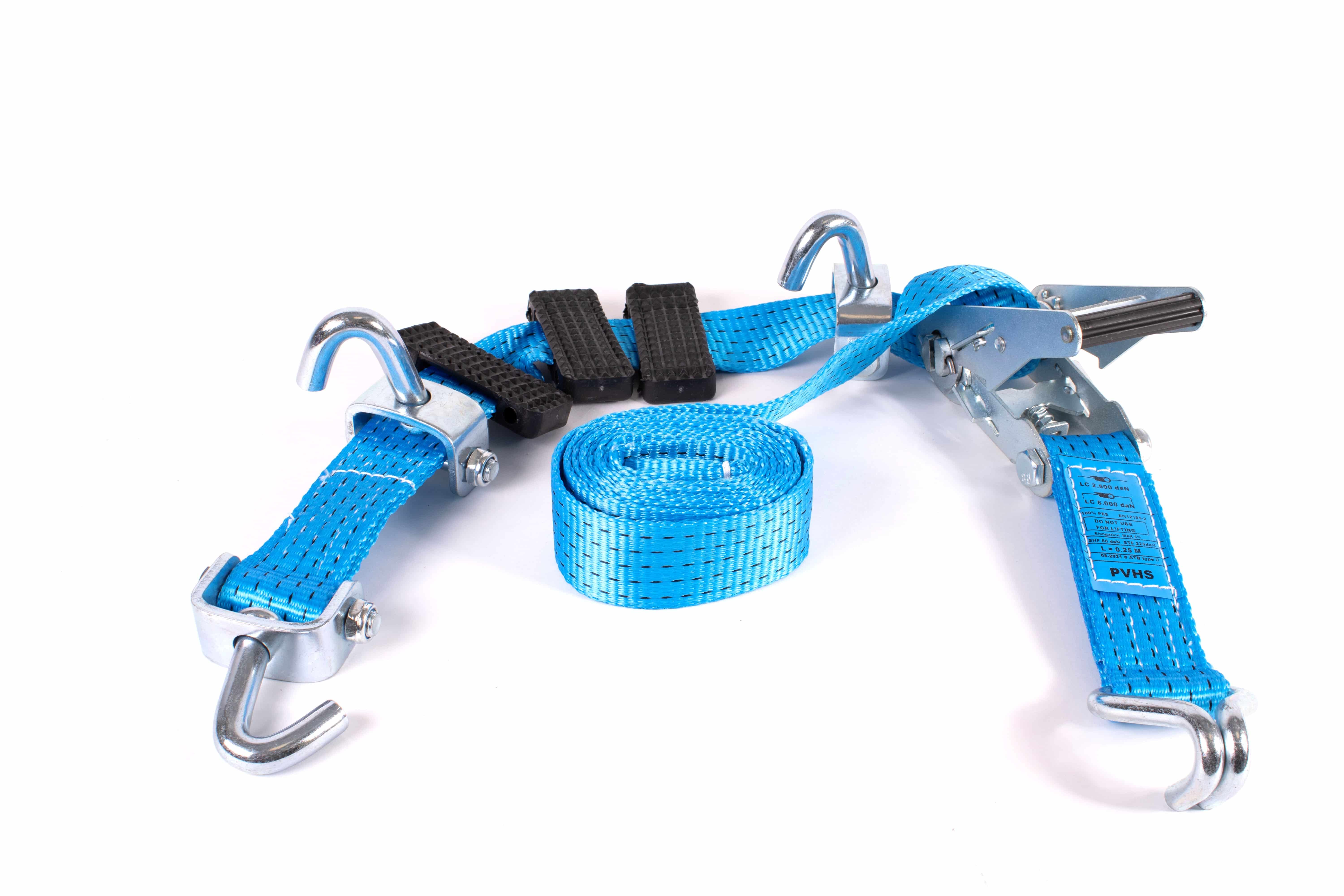 Autostransport spanband met eindstop 2.75m