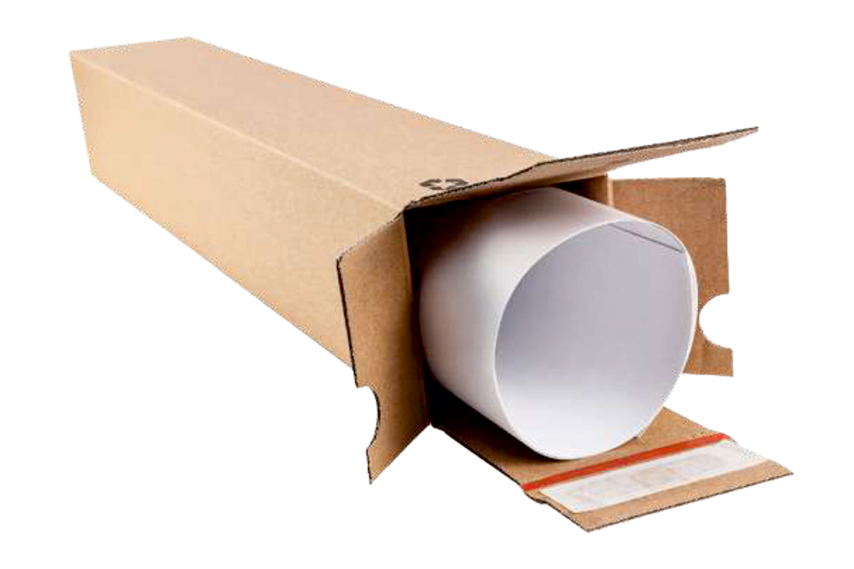 Vierkante kartonnen kokers - 440 x 105 x 105 mm