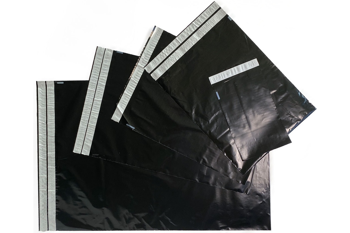 Coex verzendzakken zwart - 600 x 800mm (100 st)